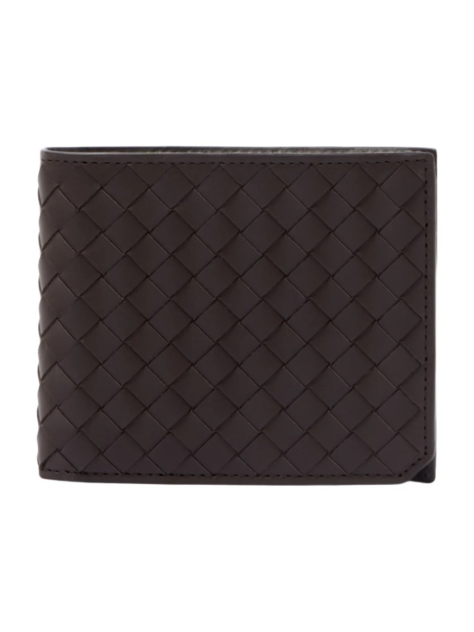 Bottega Veneta Intreccio leather bifold wallet