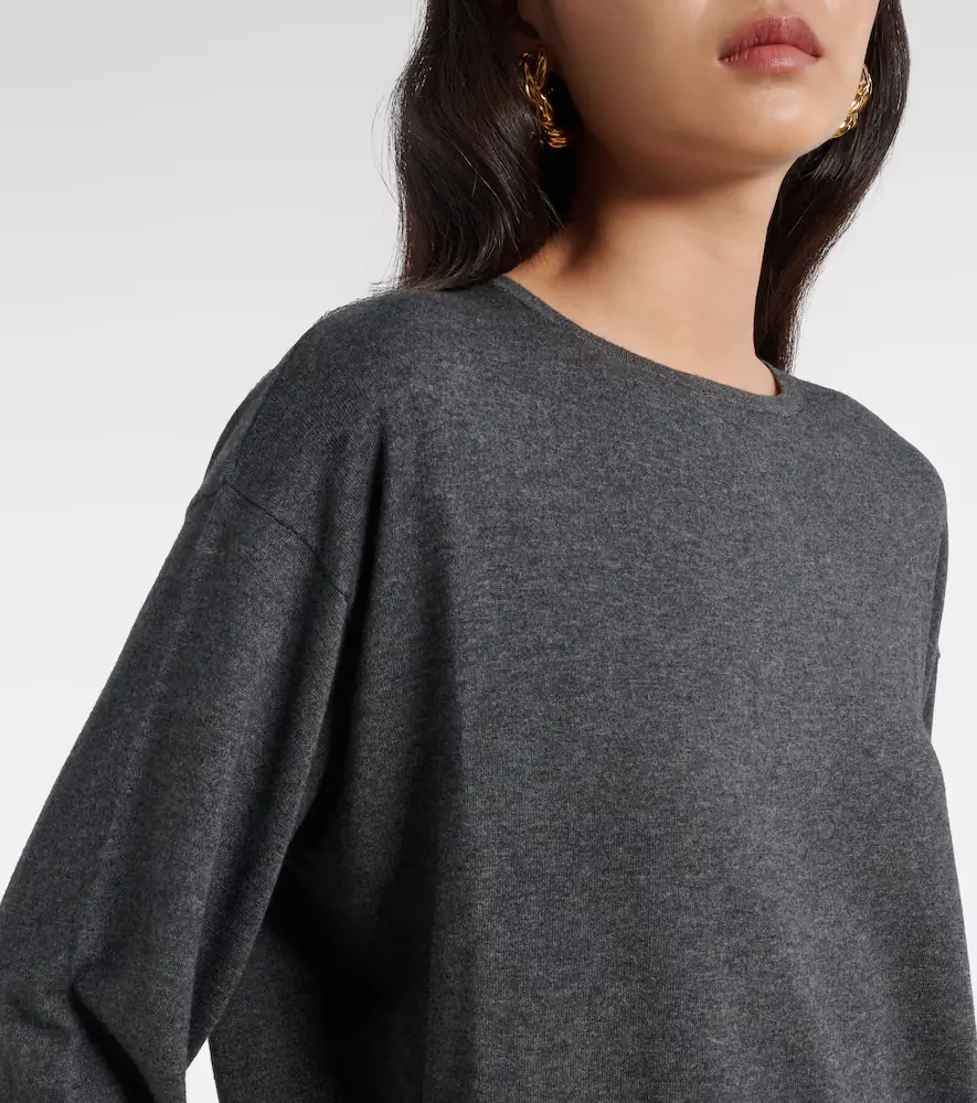 Extreme Cashmere N°347 Aries cotton and cashmere top | Thumbnail 4