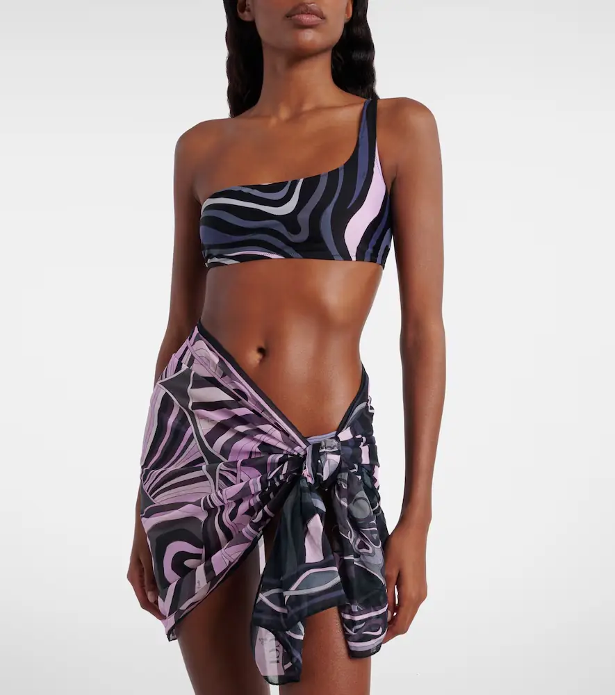 PUCCI Iride semi-sheer cotton beach cover-up | Thumbnail 3 PUCCI Iride semi-sheer cotton beach cover-up | Thumbnail 3