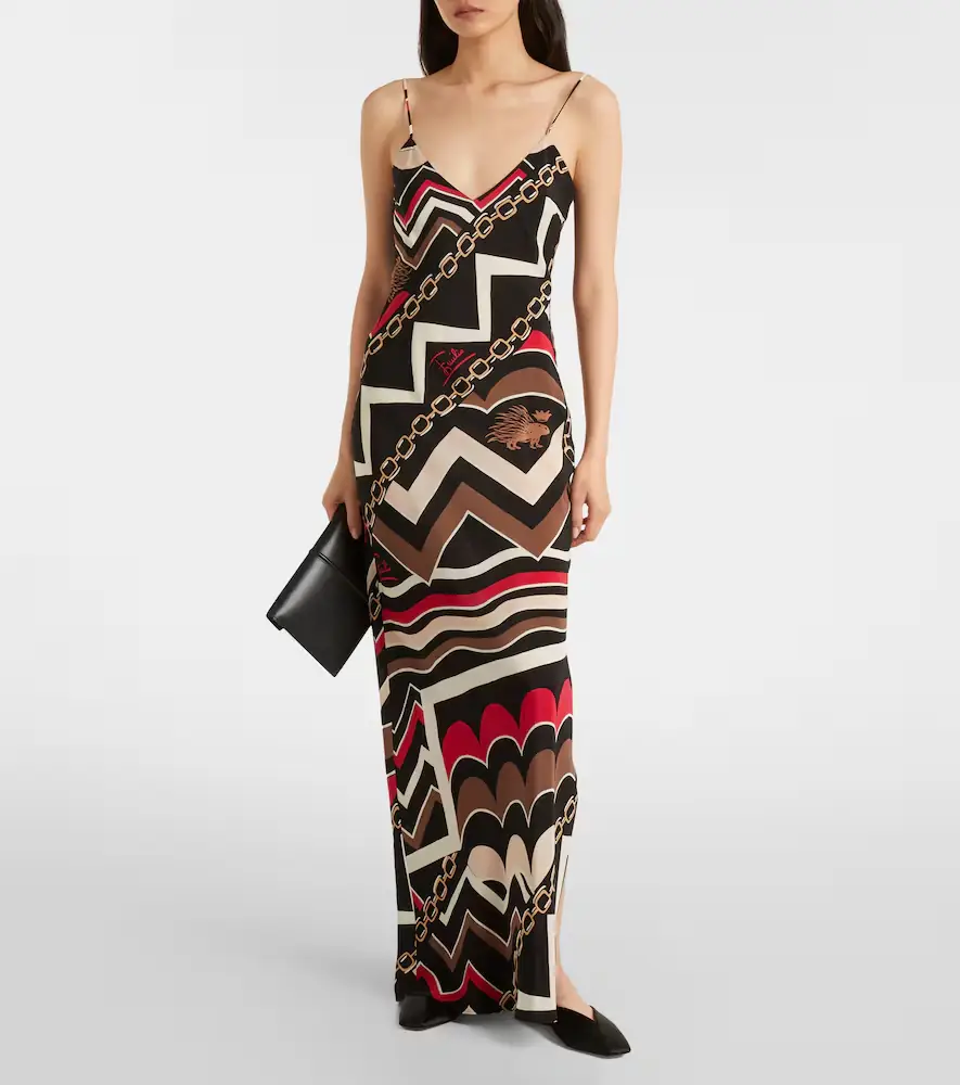 PUCCI Istrice silk slip dress | Thumbnail 4 PUCCI Istrice silk slip dress | Thumbnail 4