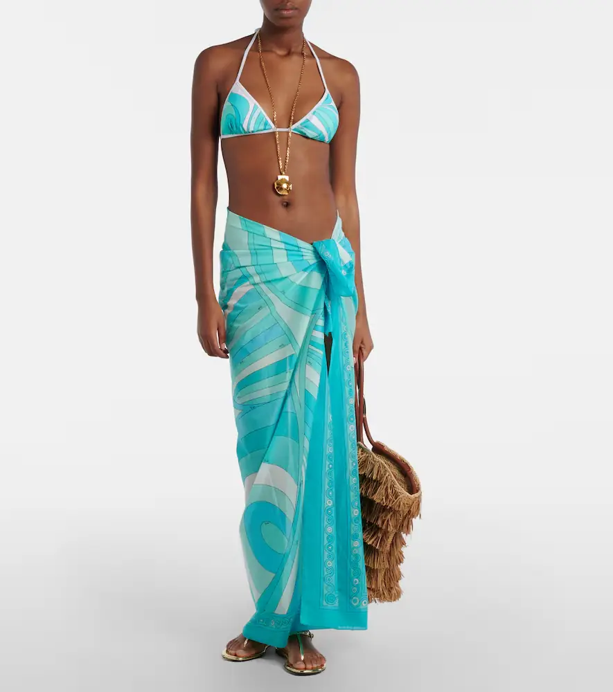 Pucci Iride cotton beach cover-up | Thumbnail 3