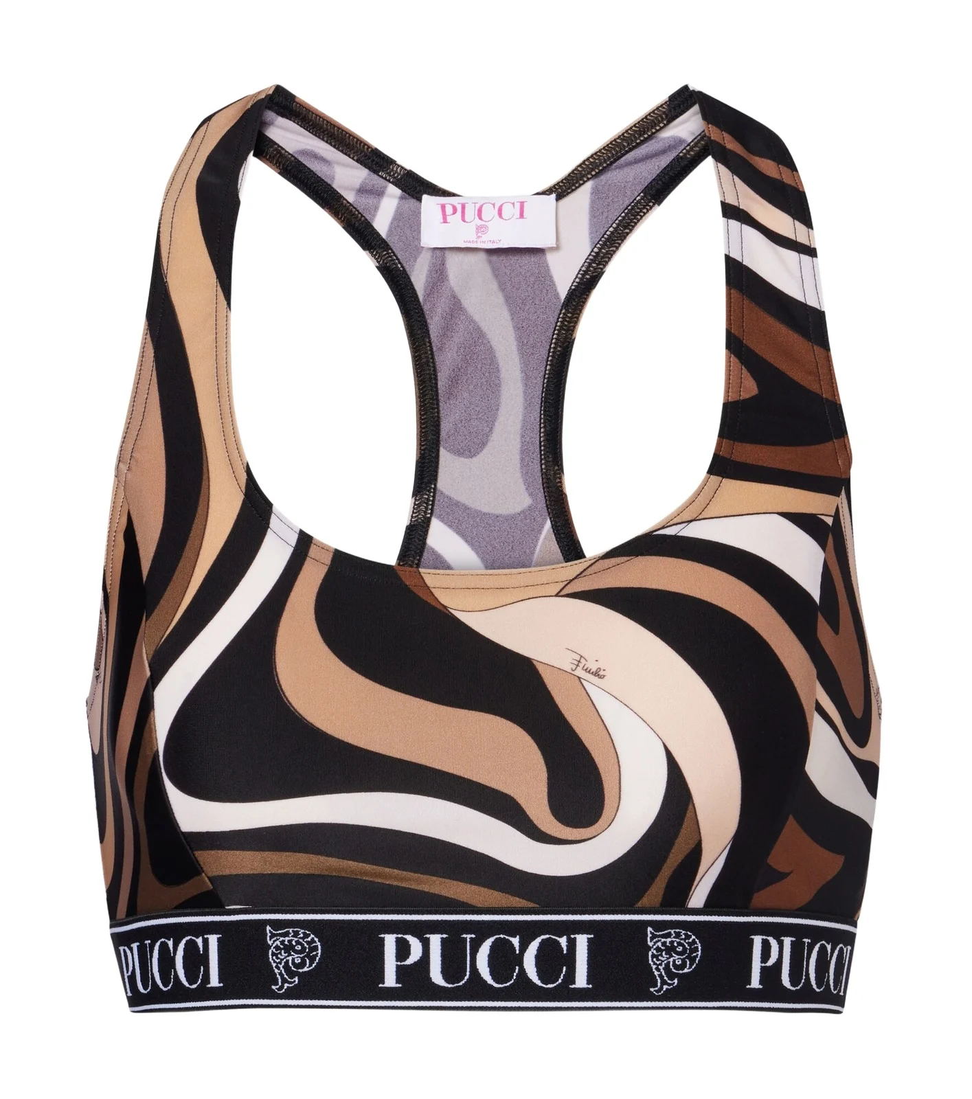 PUCCI Marmo sports bra