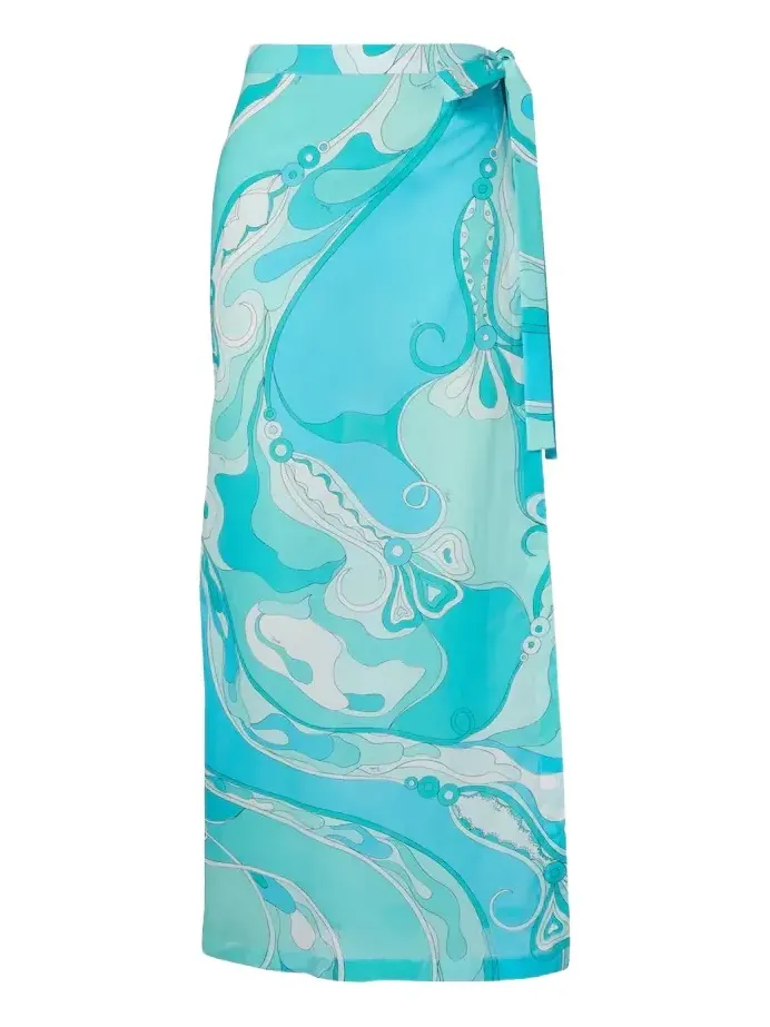 Orchidee cotton beach cover-up