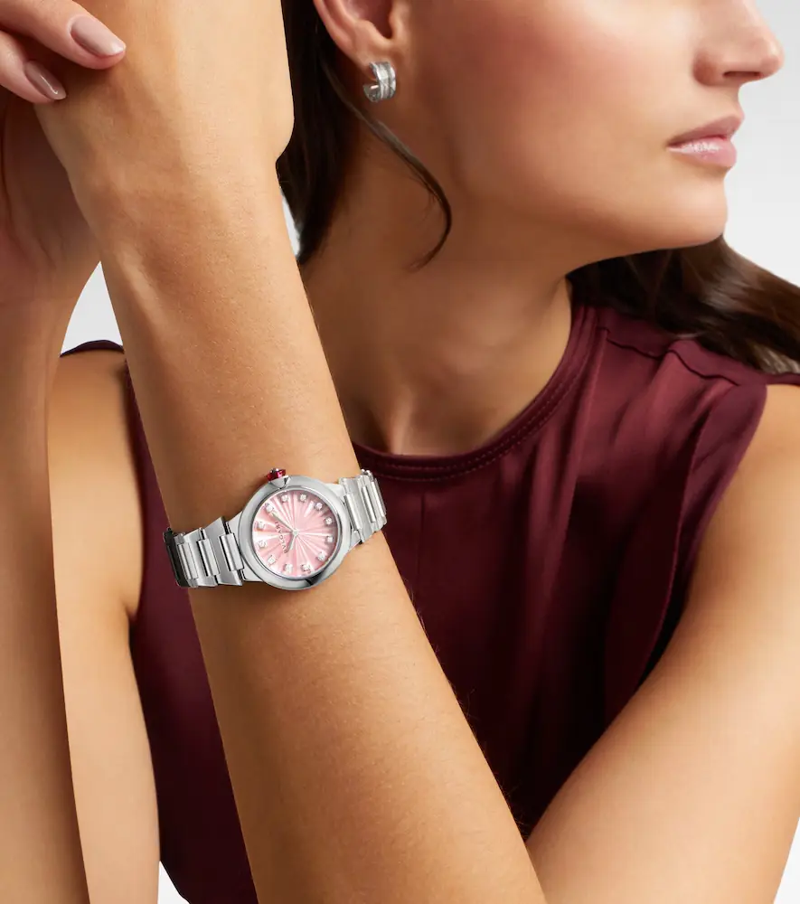 BVLGARI Lvcea 28mm stainless steel watch with diamonds | Thumbnail 5 BVLGARI Lvcea 28mm stainless steel watch with diamonds | Thumbnail 5