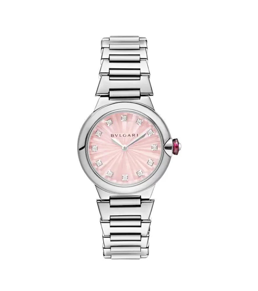 Bvlgari Lvcea 28mm stainless steel watch with diamonds | Image 1 Bvlgari Lvcea 28mm stainless steel watch with diamonds | Image 1
