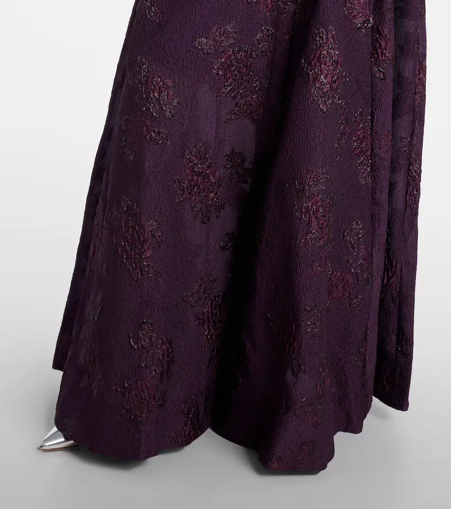 Rebecca Vallance Afina belted floral brocade gown | Thumbnail 4 Rebecca Vallance Afina belted floral brocade gown | Thumbnail 4