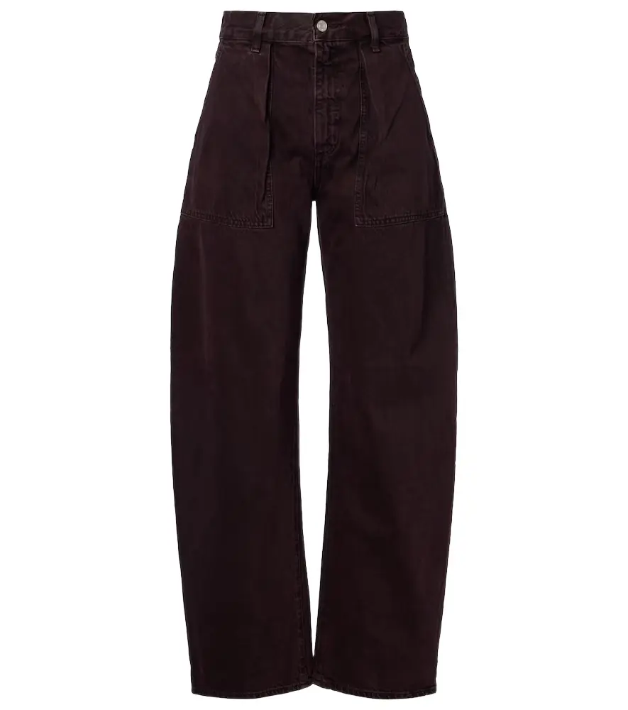 AGOLDE Sefton high-rise barrel-leg jeans