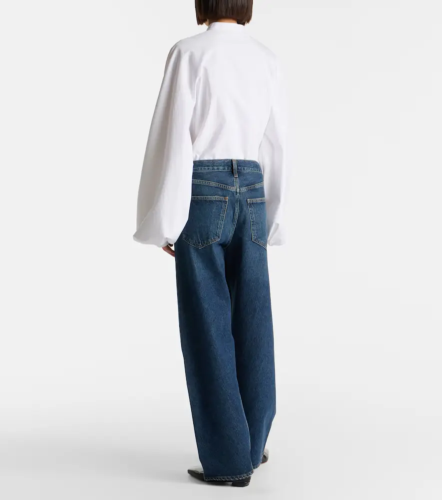 AGOLDE Twist mid-rise wide-leg jeans | Thumbnail 3