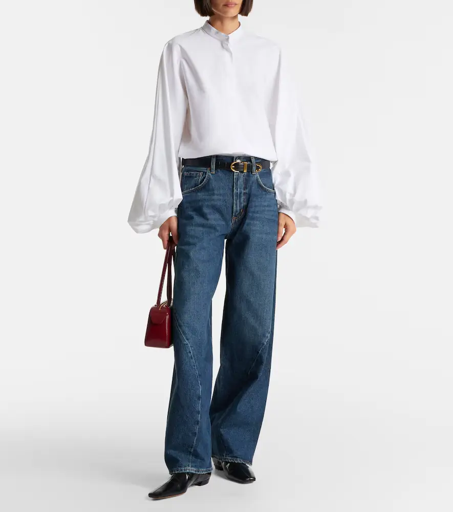 AGOLDE Twist mid-rise wide-leg jeans | Thumbnail 5
