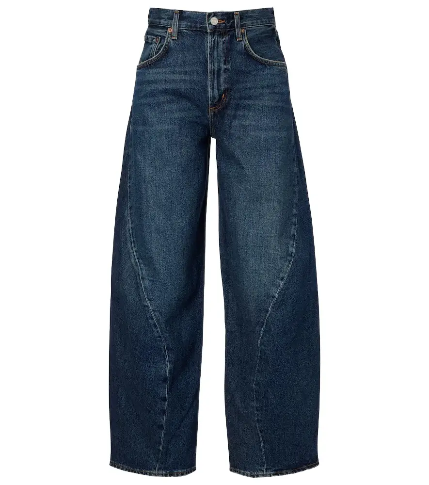 AGOLDE Twist mid-rise wide-leg jeans