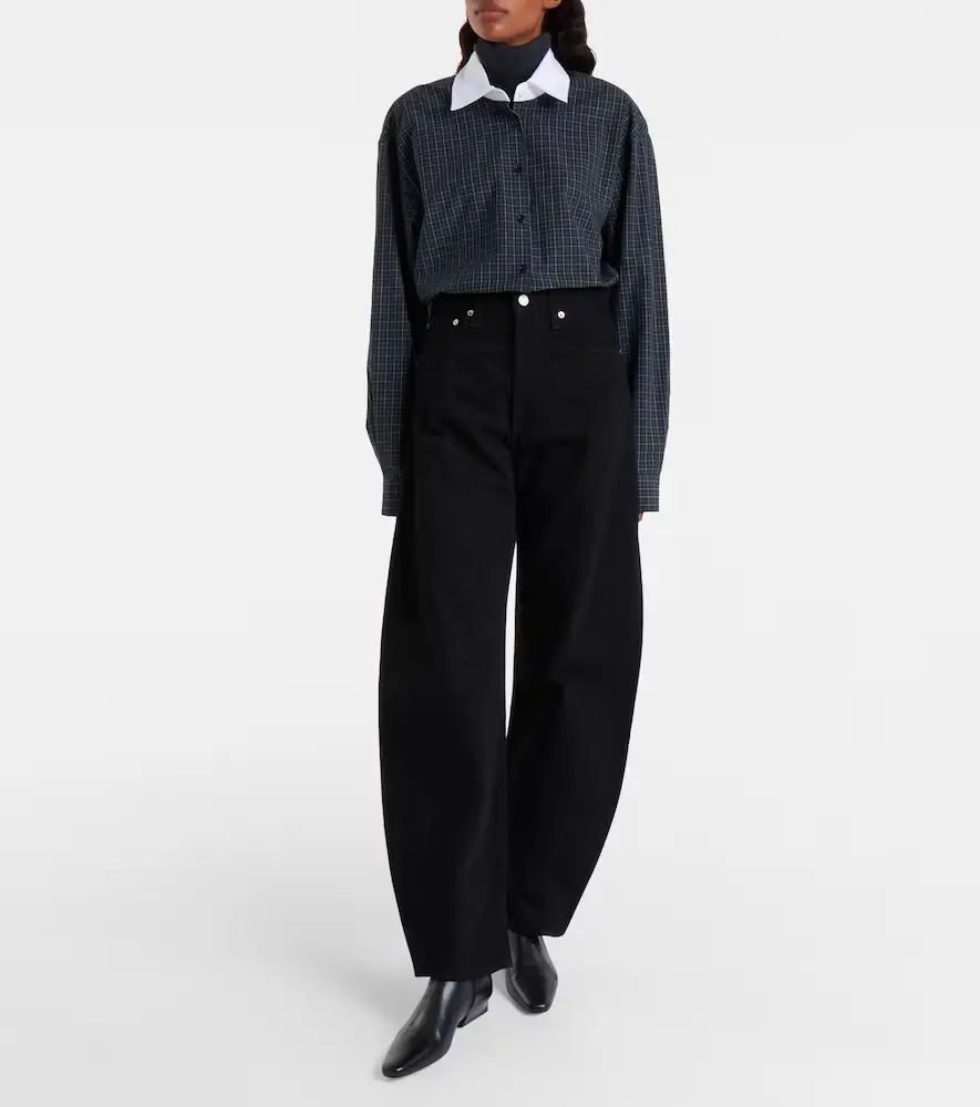 AGOLDE Luna Pieced mid-rise barrel-leg jeans | Thumbnail 2