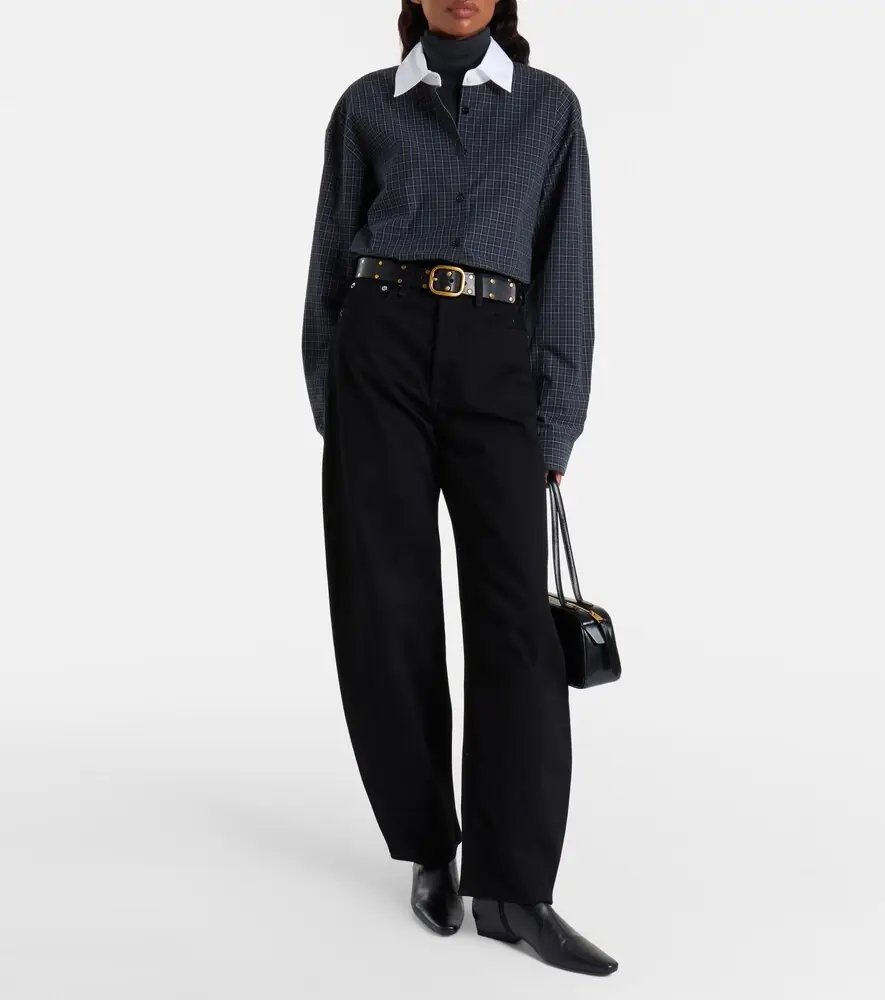 AGOLDE Luna Pieced mid-rise barrel-leg jeans | Thumbnail 4