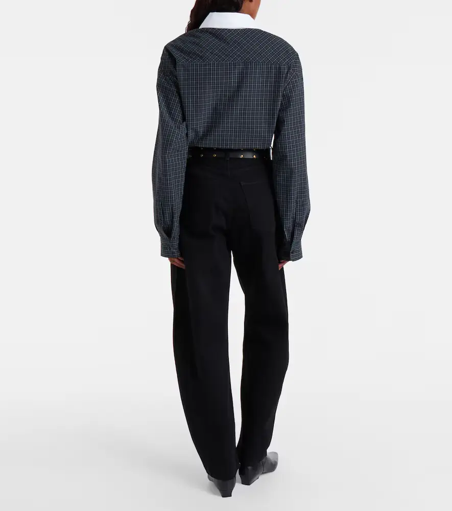 AGOLDE Luna Pieced mid-rise barrel-leg jeans | Thumbnail 5