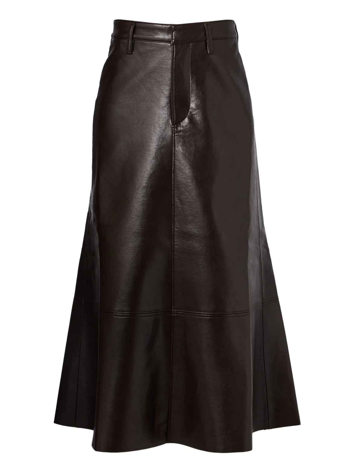 Cassia flared midi skirt