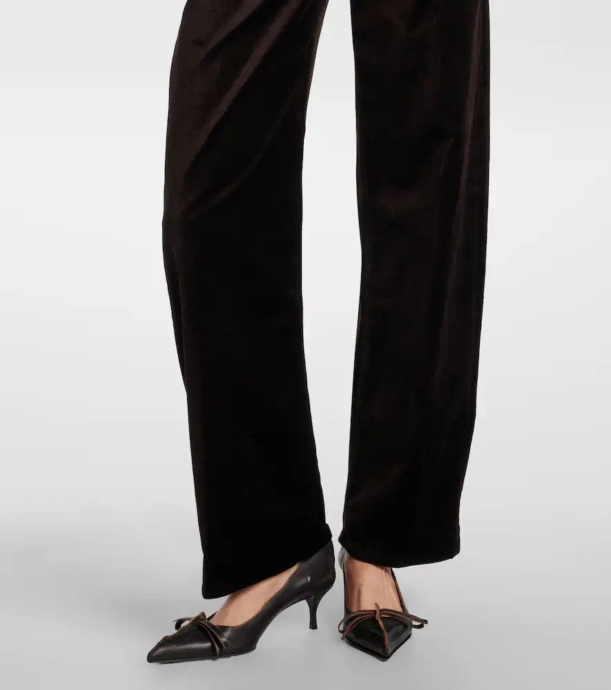 Citizens of Humanity Ayla cotton-blend velvet straight pants | Thumbnail 6