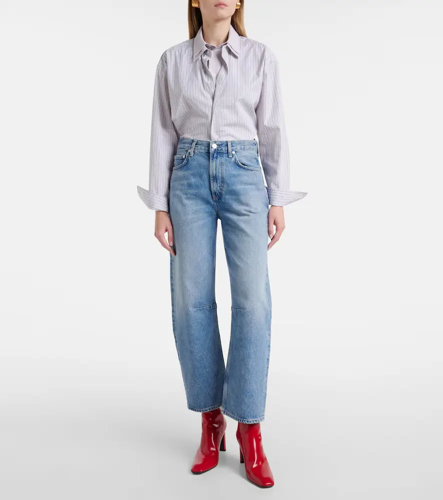 Citizens of Humanity Miro high-rise cropped barrel-leg jeans | Thumbnail 6 Citizens of Humanity Miro high-rise cropped barrel-leg jeans | Thumbnail 6