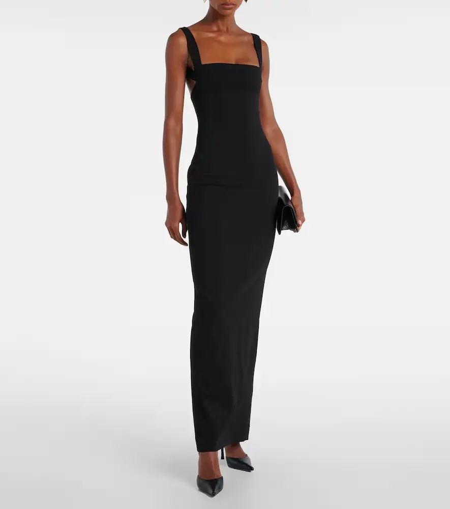 Solace London Joni crêpe gown | Thumbnail 2
