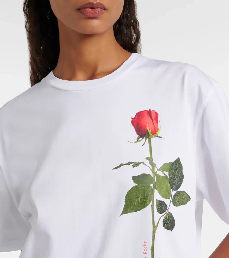 Simone Rocha Printed cotton jersey T-shirt | Thumbnail 2
