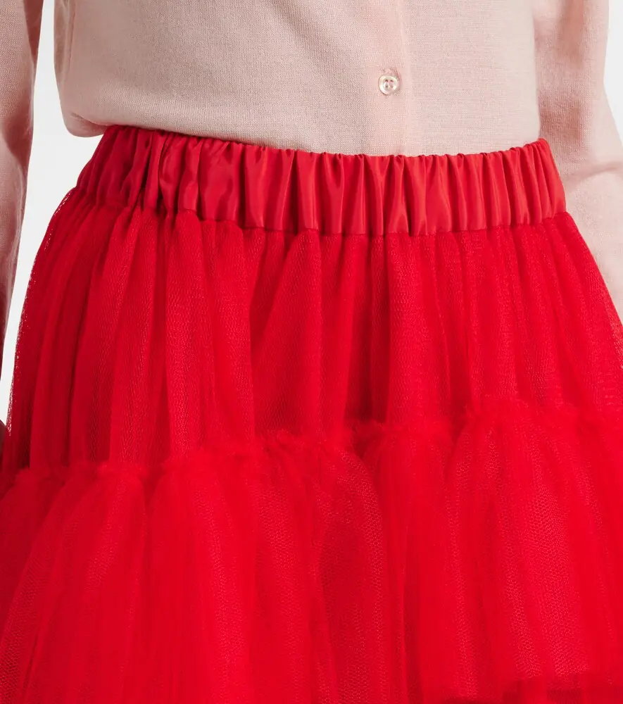 Simone Rocha Tiered tulle midi skirt | Thumbnail 4 Simone Rocha Tiered tulle midi skirt | Thumbnail 4