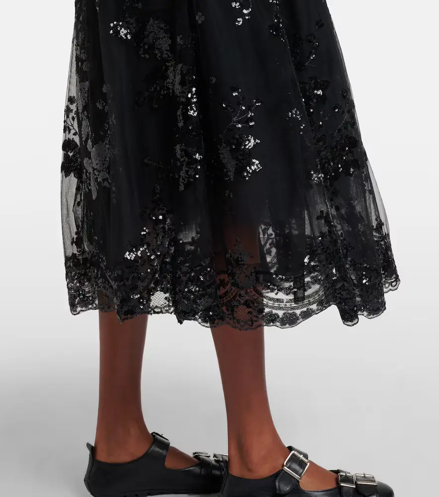 Simone Rocha Sequined midi skirt | Thumbnail 5 Simone Rocha Sequined midi skirt | Thumbnail 5