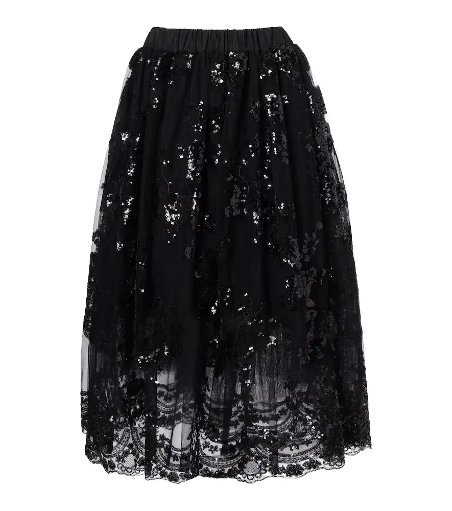 Simone Rocha Sequined midi skirt | Image 1 Simone Rocha Sequined midi skirt | Image 1
