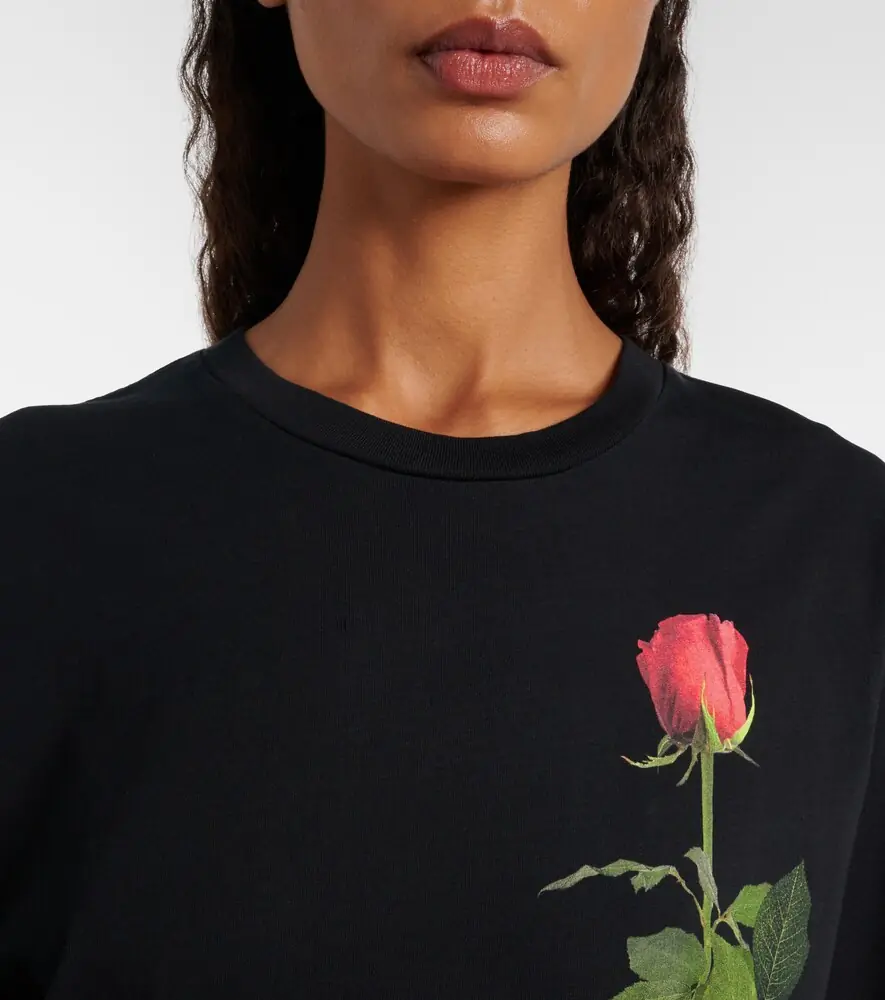Simone Rocha Printed cotton jersey T-shirt | Thumbnail 2