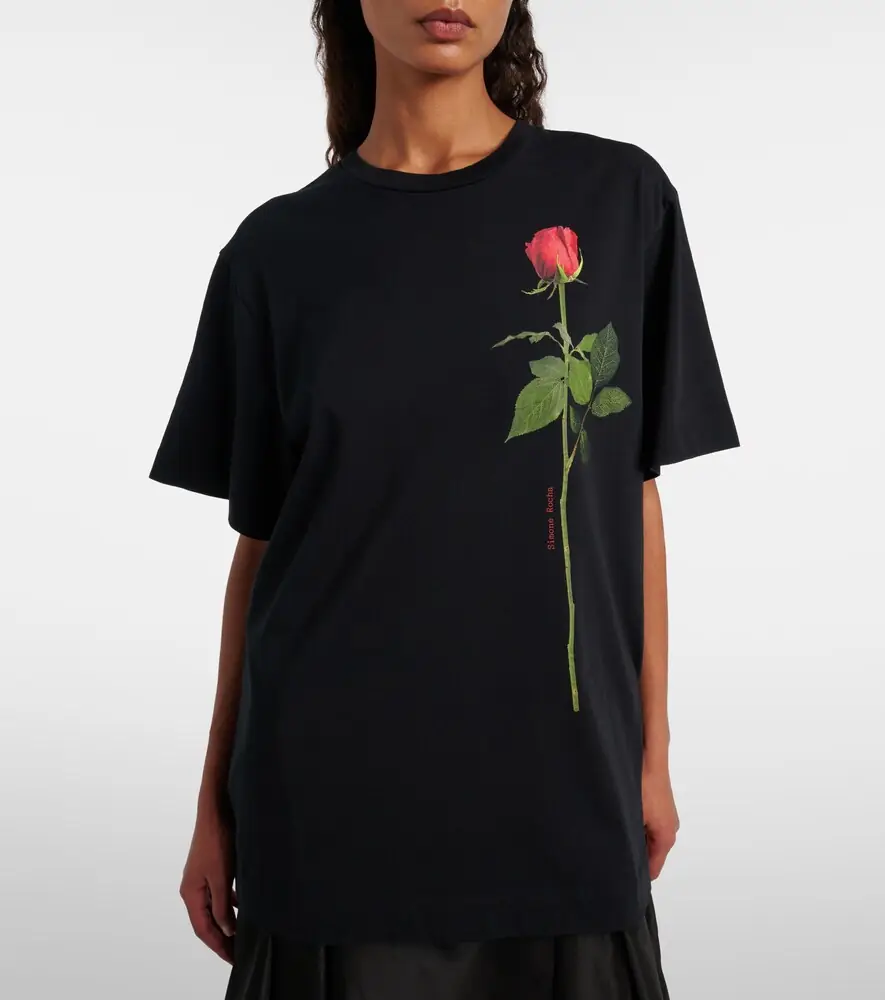 Simone Rocha Printed cotton jersey T-shirt | Thumbnail 4