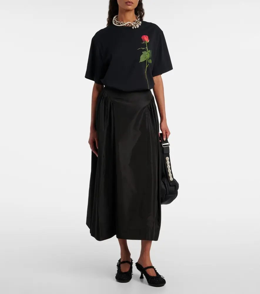 Simone Rocha Printed cotton jersey T-shirt | Thumbnail 5