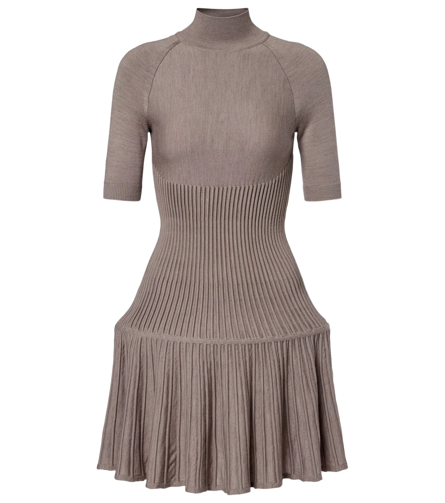 ALAÏA Ribbed-knit wool-blend minidress ALAÏA Ribbed-knit wool-blend minidress