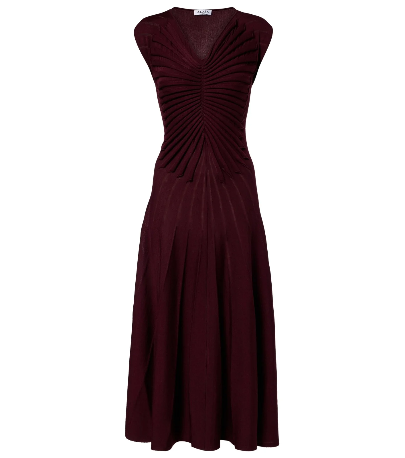 ALAÏA Virgin wool midi dress