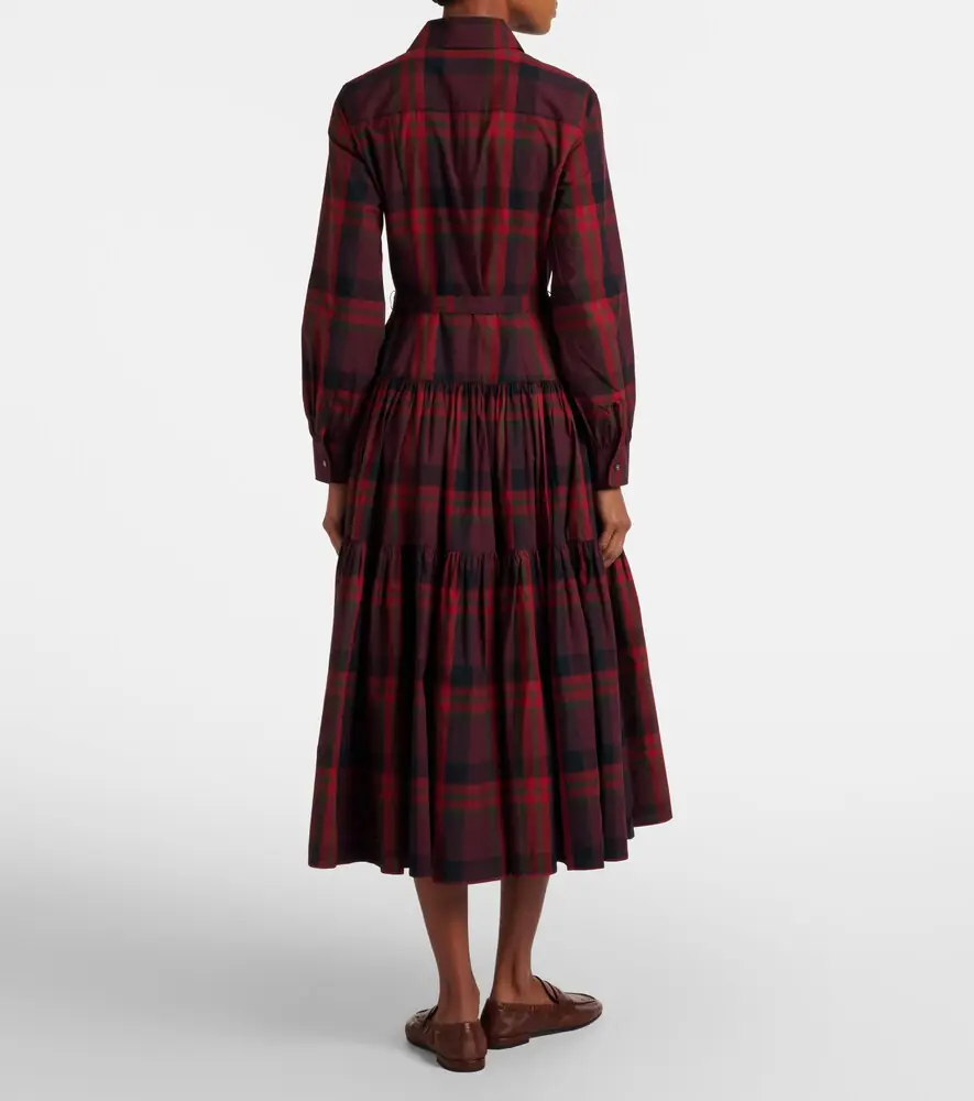 Polo Ralph Lauren Belted plaid cotton-blend shirt dress | Thumbnail 4 Polo Ralph Lauren Belted plaid cotton-blend shirt dress | Thumbnail 4