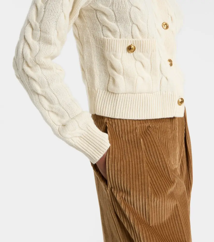 Polo Ralph Lauren Cable-knit wool and cashmere cardigan | Thumbnail 3 Polo Ralph Lauren Cable-knit wool and cashmere cardigan | Thumbnail 3