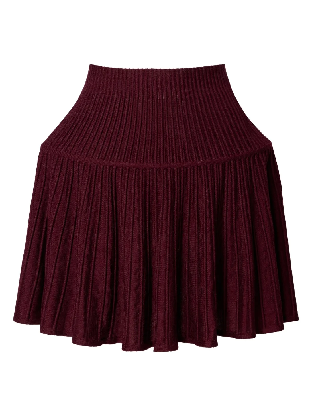 Alaïa Ribbed-knit wool-blend miniskirt Alaïa Ribbed-knit wool-blend miniskirt