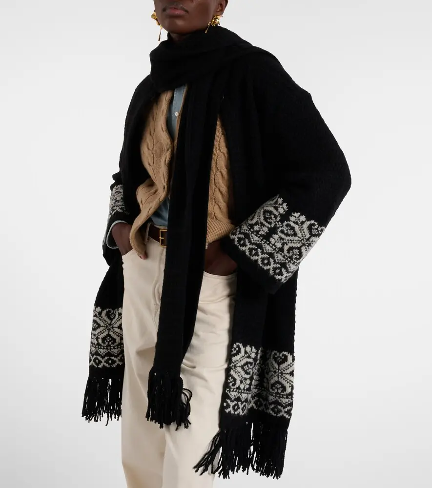 Polo Ralph Lauren Jacquard wool-blend wrap cardigan | Thumbnail 6 Polo Ralph Lauren Jacquard wool-blend wrap cardigan | Thumbnail 6