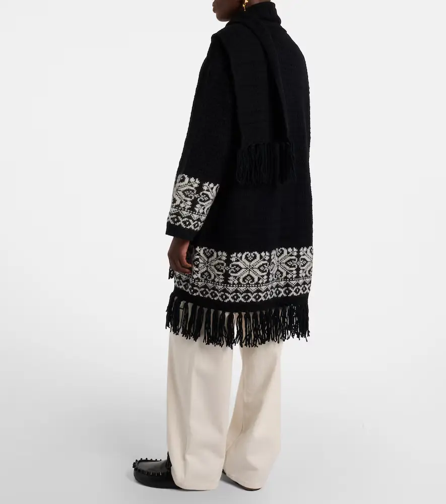 Polo Ralph Lauren Jacquard wool-blend wrap cardigan | Thumbnail 7 Polo Ralph Lauren Jacquard wool-blend wrap cardigan | Thumbnail 7