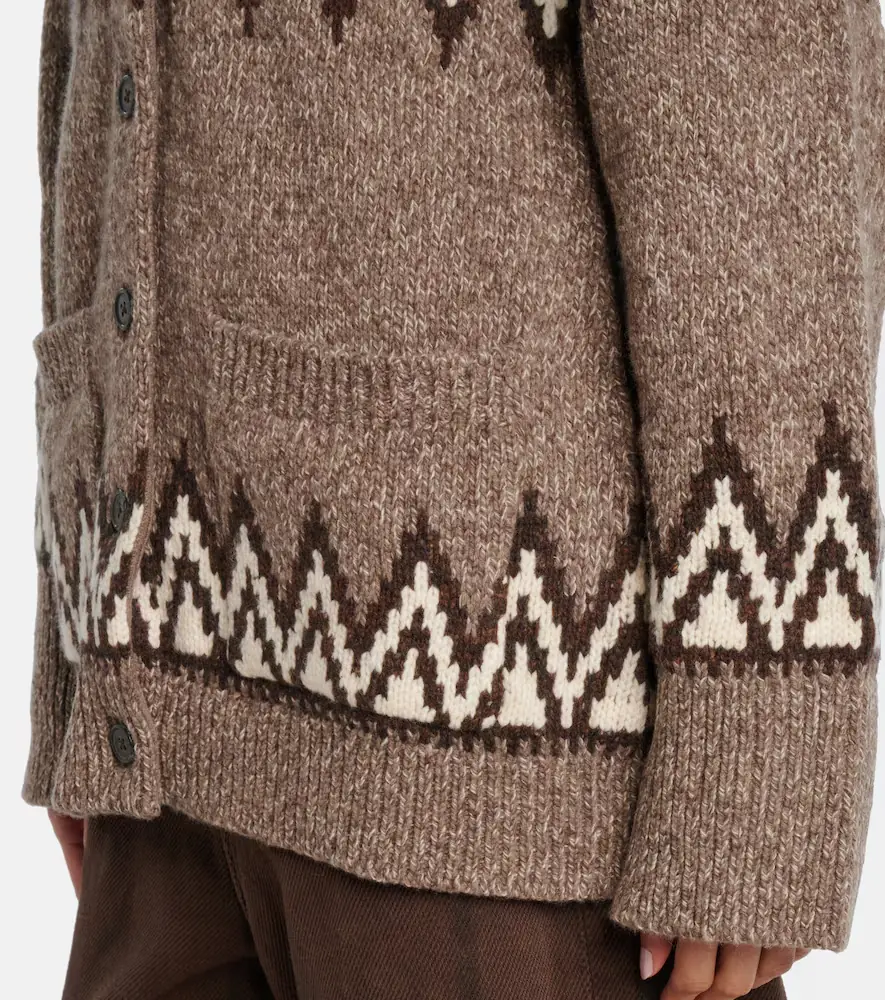 Polo Ralph Lauren Fair Isle jacquard wool-blend cardigan | Thumbnail 4 Polo Ralph Lauren Fair Isle jacquard wool-blend cardigan | Thumbnail 4