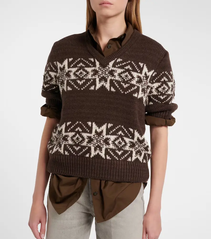 Polo Ralph Lauren Intarisa cotton and wool sweater | Thumbnail 3