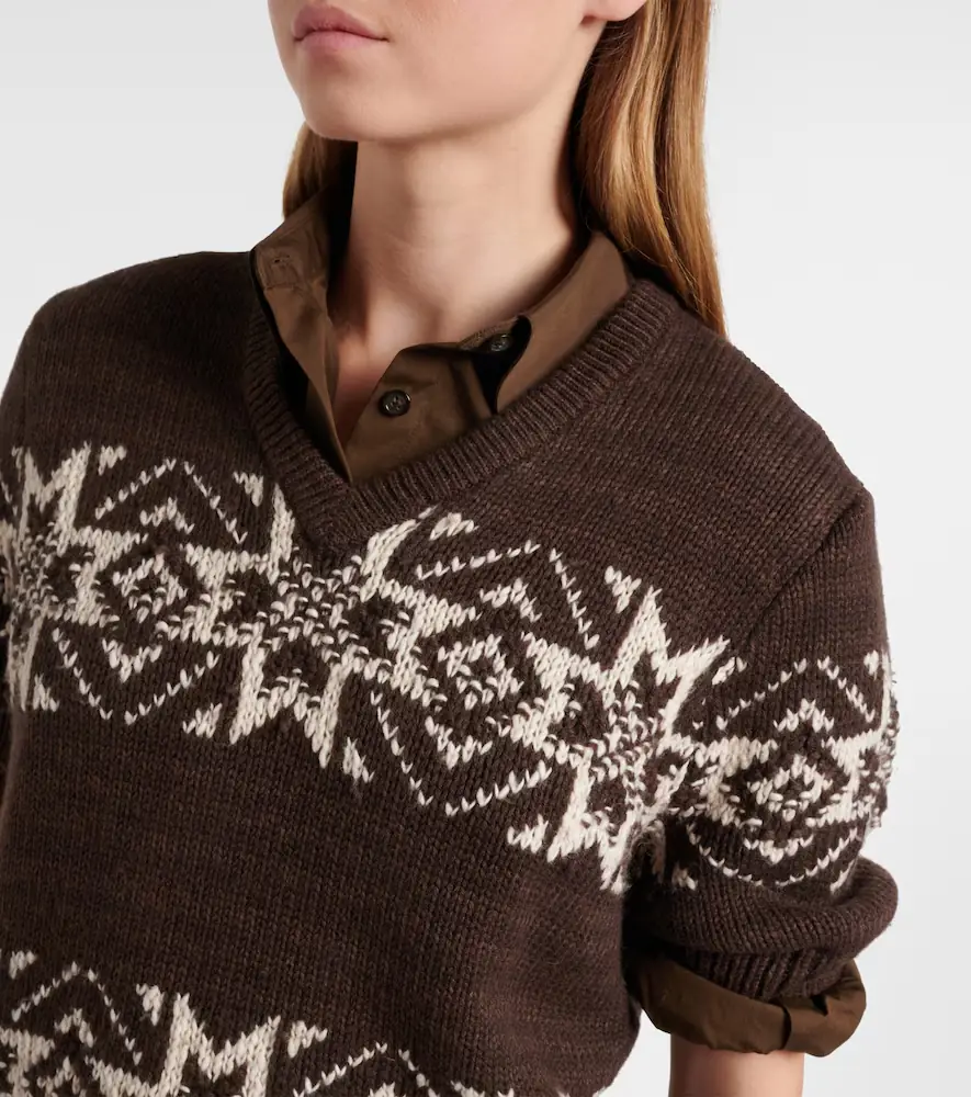 Polo Ralph Lauren Intarisa cotton and wool sweater | Thumbnail 4