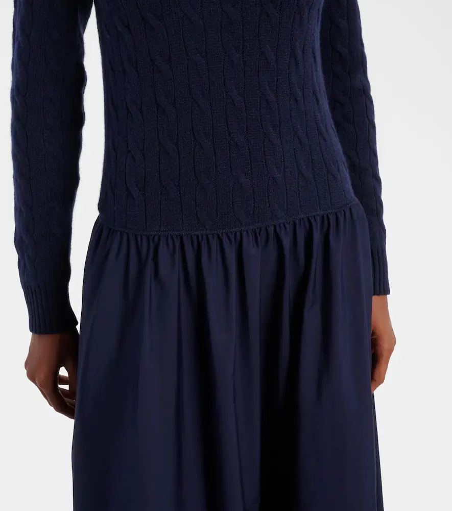 Polo Ralph Lauren Cotton and wool-blend maxi dress | Thumbnail 2 Polo Ralph Lauren Cotton and wool-blend maxi dress | Thumbnail 2