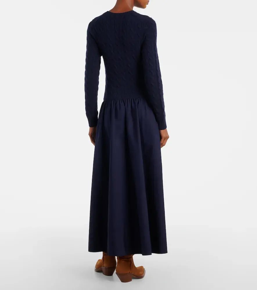 Polo Ralph Lauren Cotton and wool-blend maxi dress | Thumbnail 5 Polo Ralph Lauren Cotton and wool-blend maxi dress | Thumbnail 5