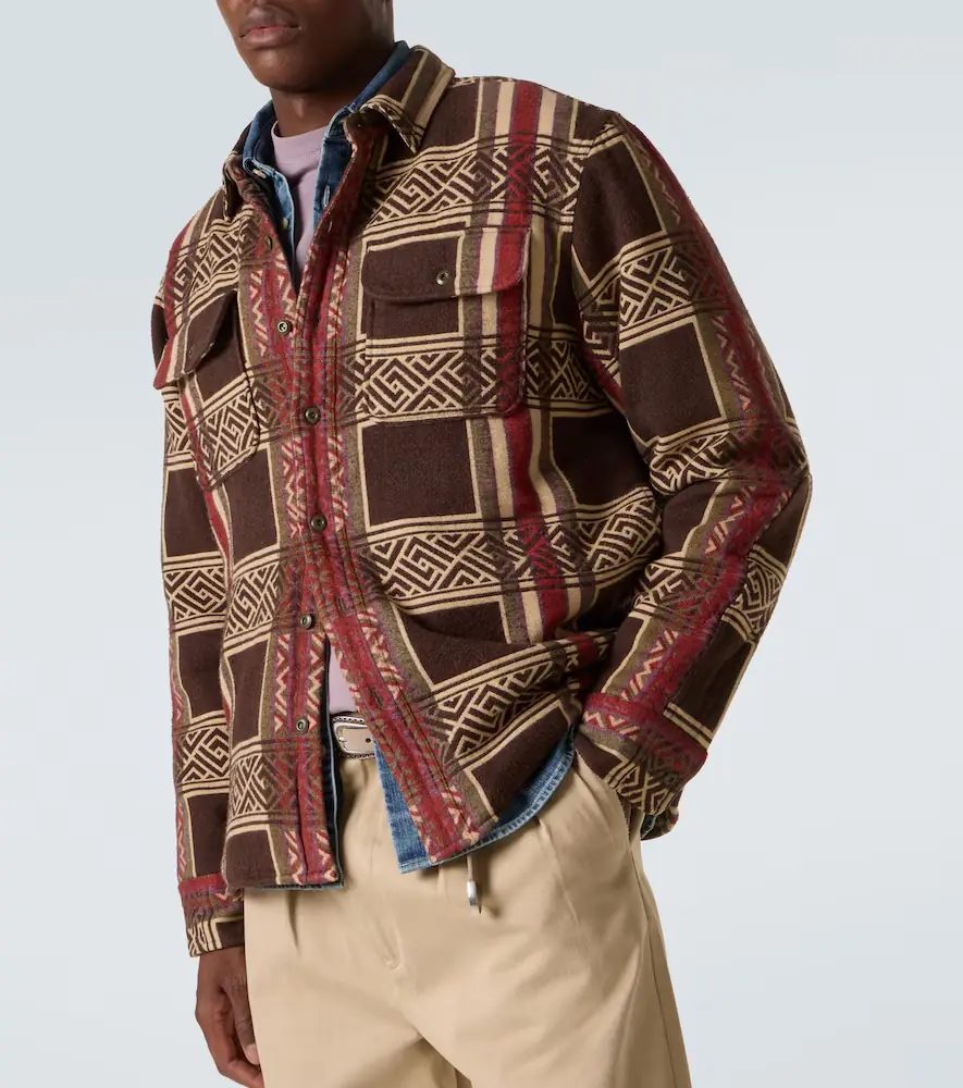 RRL Cotton jacquard overshirt | Thumbnail 4