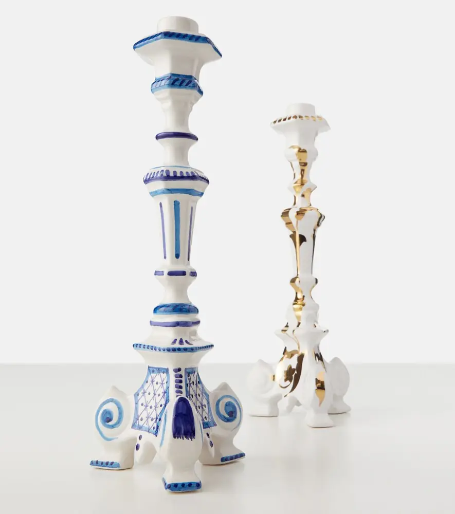 LES OTTOMANS Turquerie ceramic candle holder | Thumbnail 5