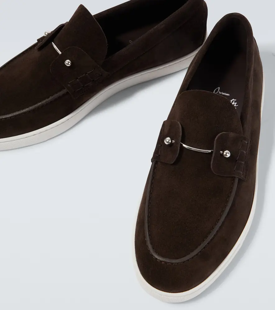 Christian Louboutin Chambeliboat suede slip-on shoes | Thumbnail 6 Christian Louboutin Chambeliboat suede slip-on shoes | Thumbnail 6