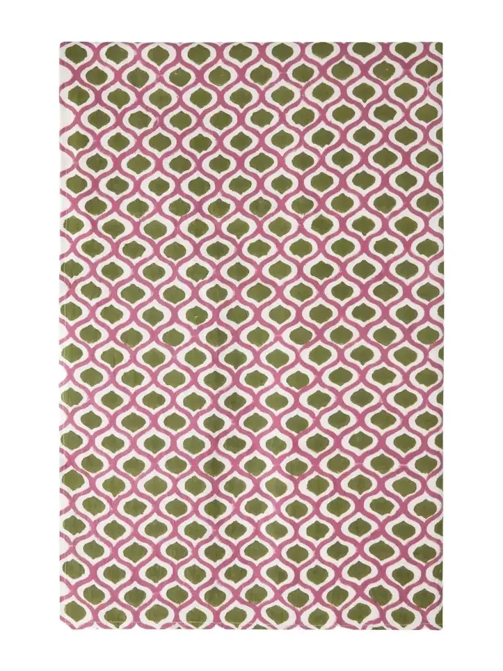 LES OTTOMANS Printed cotton tablecloth
