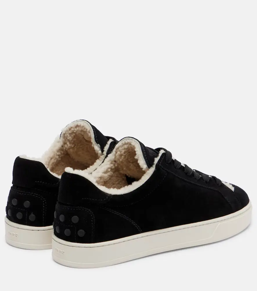 Tod's Cassetta shearling-lined suede sneakers | Thumbnail 3 Tod's Cassetta shearling-lined suede sneakers | Thumbnail 3