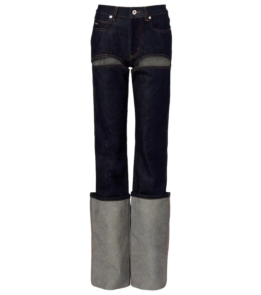 Jean Paul Gaultier Cutout straight jeans | Image 1 Jean Paul Gaultier Cutout straight jeans | Image 1