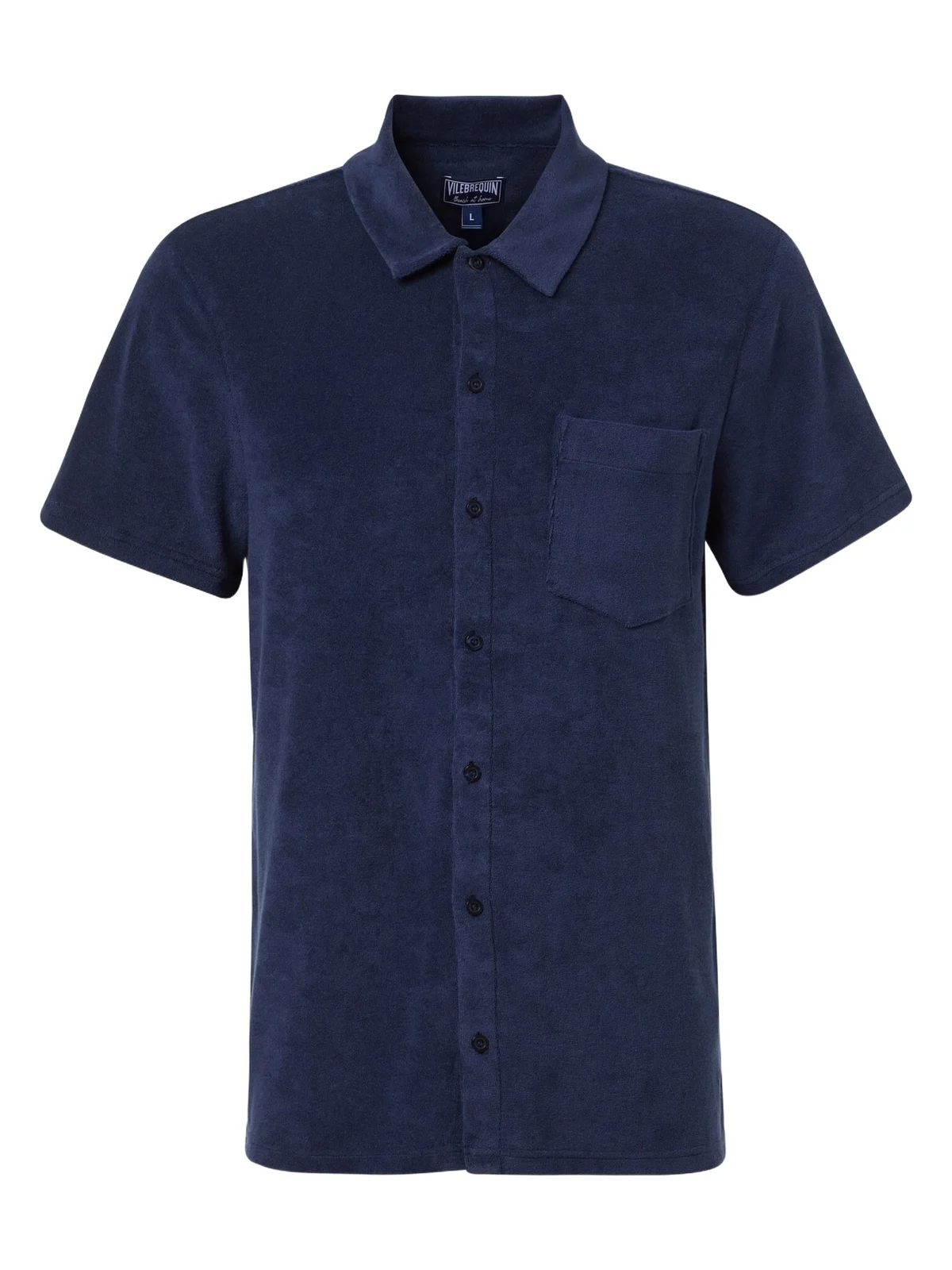 Charli cotton-blend terry polo shirt Charli cotton-blend terry polo shirt