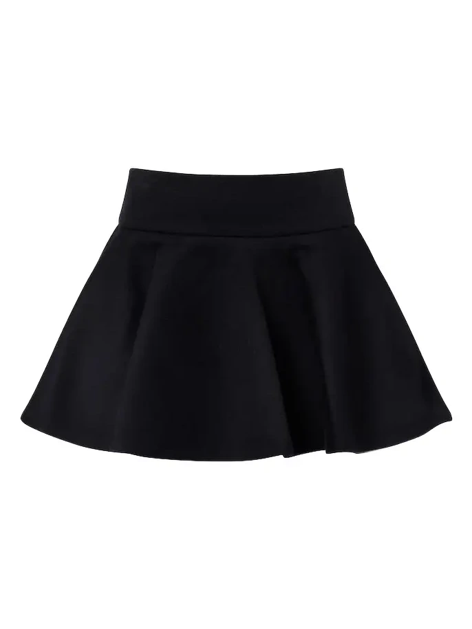 Wardrobe. NYC Circle wool miniskirt