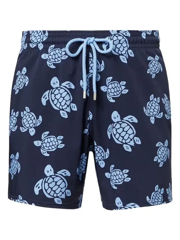 Printed swim trunks
