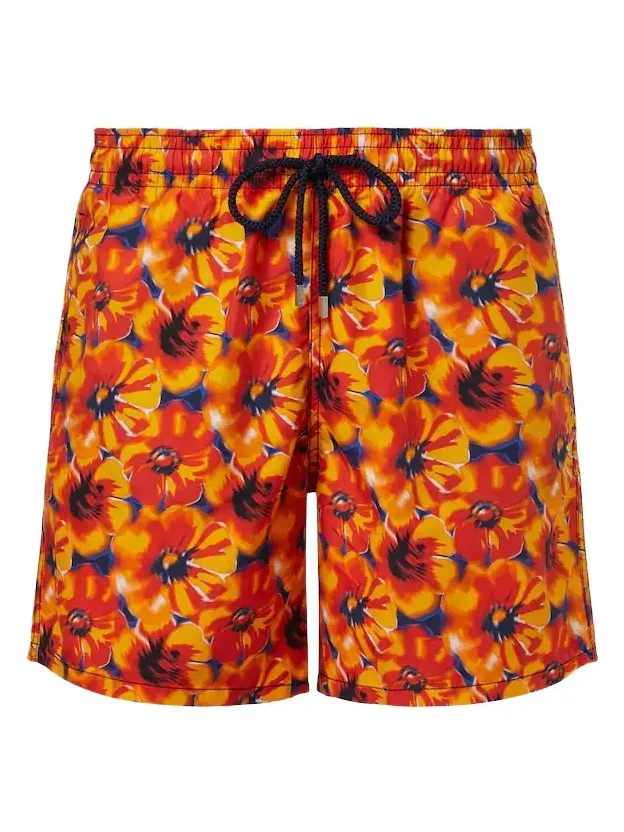 Floral swim trunks